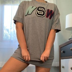 Nike vintage embroidered tshirt